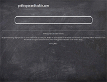 Tablet Screenshot of goblesgunandtackle.com